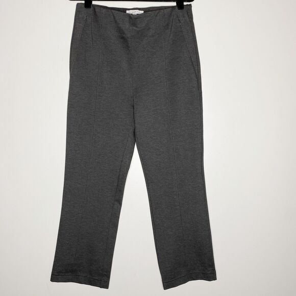 New LOFT Heathered Ponte Straight Pants Women's Size Large - Picture 7 of 7